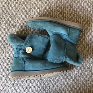 Teal Bailey Button Uggs